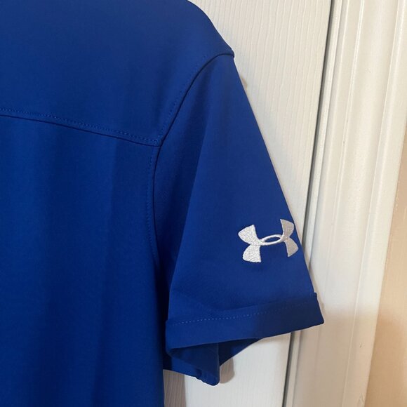 Under Armour Heat Gear Collarless Sports Shirt - Picture 9 of 9